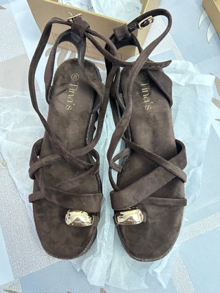 Sandalias Tina's Marrones Talla 40