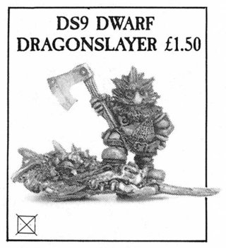 Matadragones Enano. DS9 Dwarf Dragon Slayer. 1987.