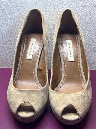 Zapatos de tacón con plataforma ZARA
