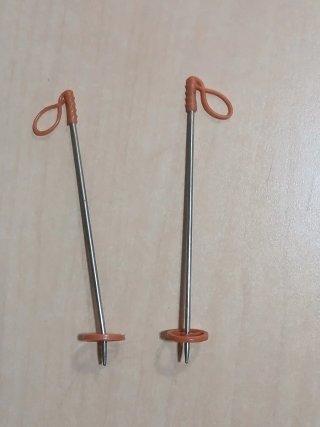 2 Palos de Esquí Madelman Equipo Polar