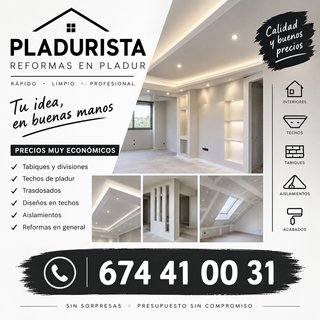 Reformas en Pladur y Tabiquería