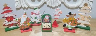 Lote de 6 Figuras Decorativas de Navidad