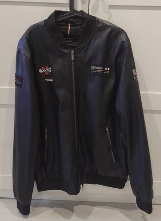 Cazadora Bomber Koroshi Efecto Piel