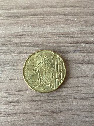 Moneda de 20 céntimos de euro 2018