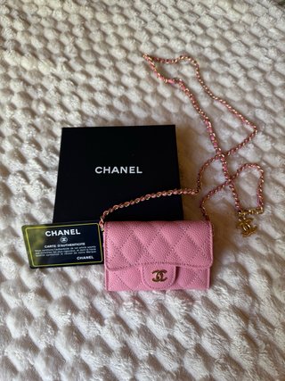 Mini Bolso Chanel Rose
