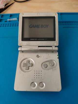 Nintendo Game Boy Advance SP Plateada (Leer)