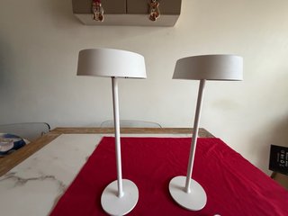 Set 2 lampade LED bianche