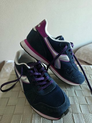 Zapatillas Diadora Azul y Morado