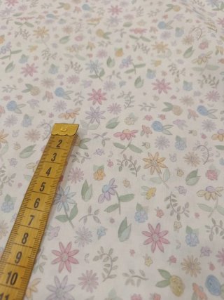 Retal Popelín Estampado Floral