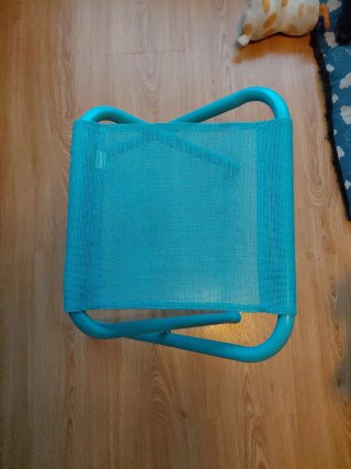 Taburete Plegable Turquesa