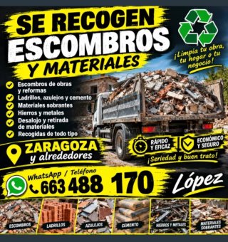 Limpieza de escombros Y materiales