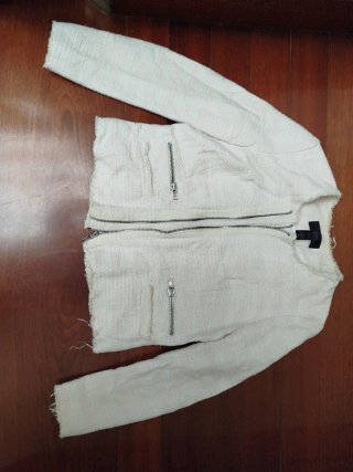 Chaqueta Mango Blanca Talla S