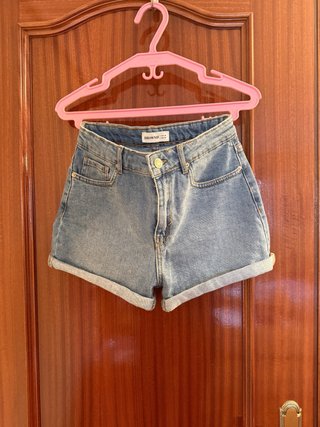 Short vaquero Brownie azul