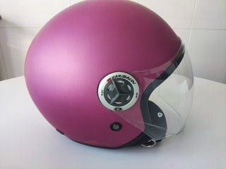 Casco de Moto Garibaldi Rosa