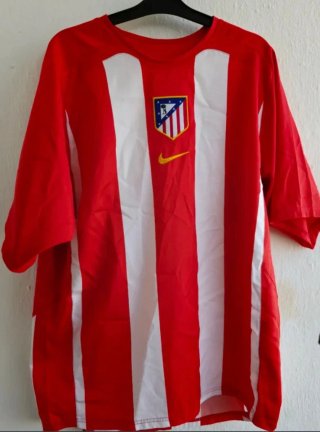 Vintage Nike Atletico Madrid Home Shirt 2005/2006