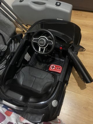 Coche Eléctrico Infantil Audi Negro