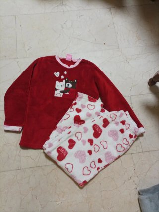 Pijama de Pelito para Niña Talla 10