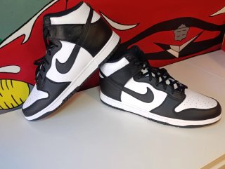 Nike Dunk High Retro Blanco y Negro Talla 48'5