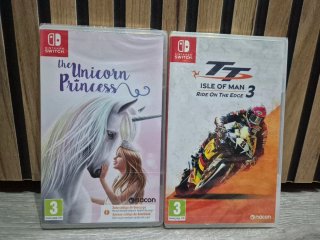 2 Juegos Nintendo Switch: Unicorn & TT Isle 3