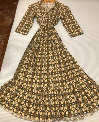 Vestido camisero boho chic estampado
