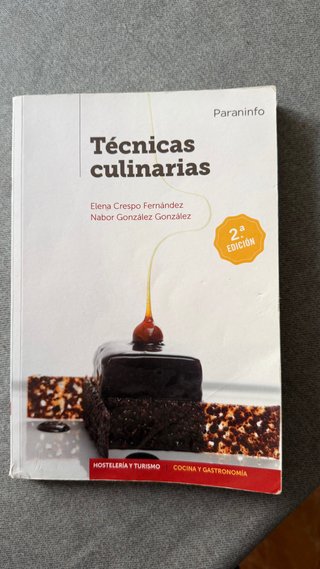 Libro Técnicas Culinarias paraninfo