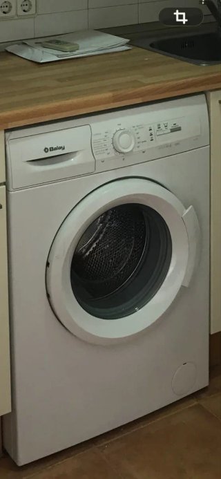 Lavadora Balay de carga frontal blanca