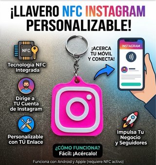 Llavero NFC Instagram