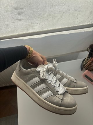 Zapatillas estilo Campus gris claro