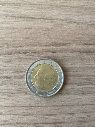 Moneda de 2 euros año 2000
