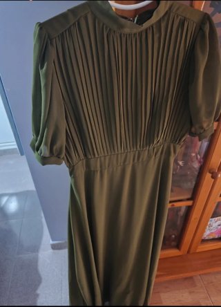 Vestido largo verde