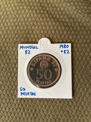 50 Pesetas 1980 *82 SC Mundial 82