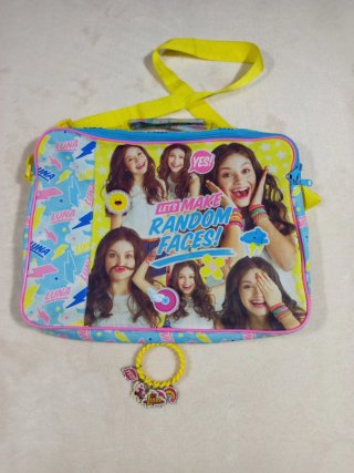 Bandolera Escolar Soy Luna con Pulsera