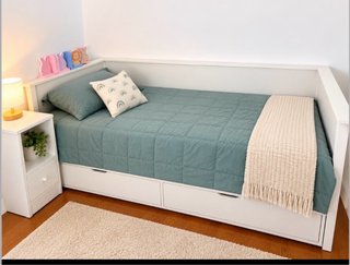 Cama individual cama nido y cajones con colchones