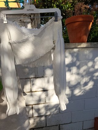 Top de manga larga blanco Lefties