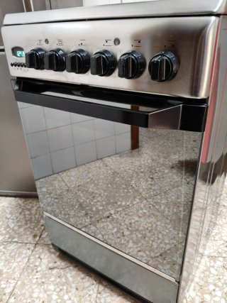 Cocina eléctrica con horno eléctrico de Acero Inox