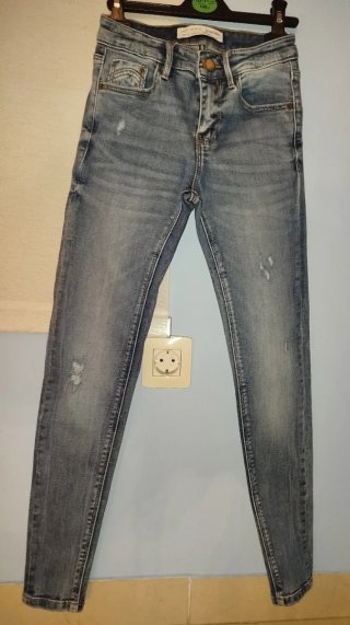 Pantalón Vaquero Stradivarius Azul Talla 34