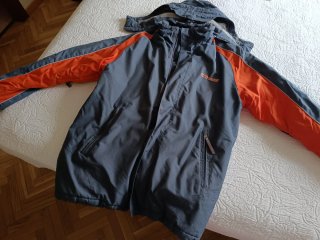 Cazadora Gris y Naranja