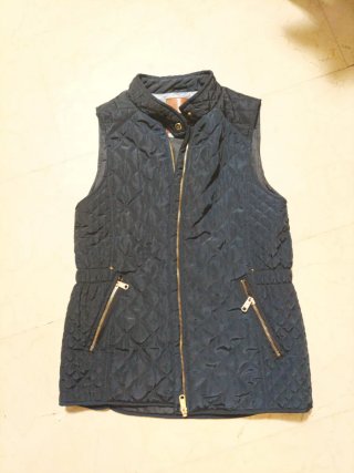 Chaleco Zara Niña azul marino talla 13-14