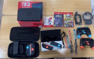Nintendo Switch 2 con 3 juegos, 2 juegos de mandos