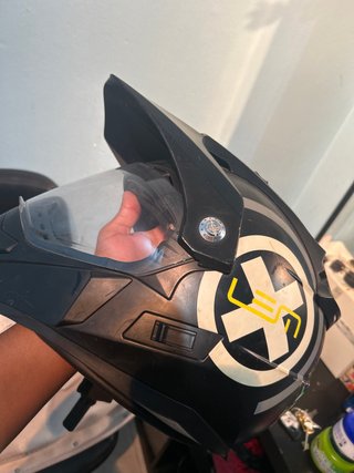 Casco de Moto Integral Negro