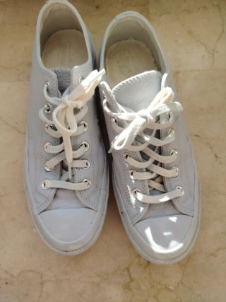 Zapatillas Converse de Piel Azul