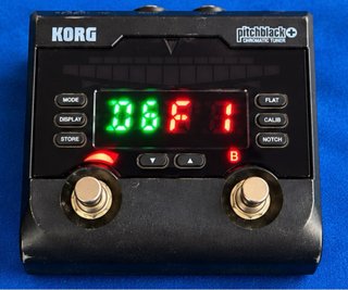 Pedal Afinador Korg Pitchblack Plus