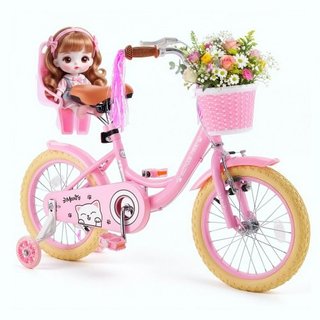 Bicicleta para niña y bici infantil de 16 pulgadas