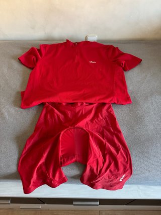 Conjunto de Ciclismo Btwin Rojo