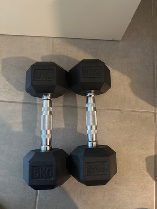 Coppia di manubri da 5kg