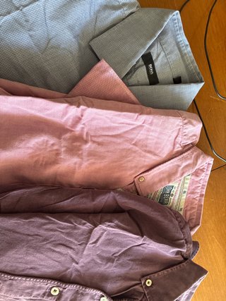 Lote de 3 camisas talla XL, manga larga