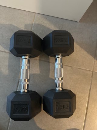 Coppia di manubri da 7,5 kg