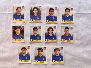 Lote 11 Cromos Italia Mundial USA 94 Panini