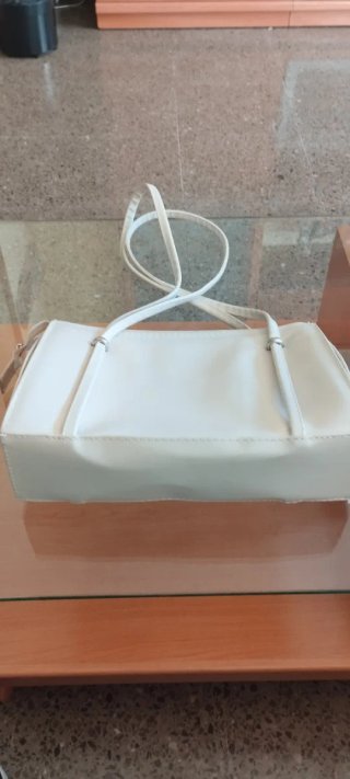 Bolso de mano blanco
