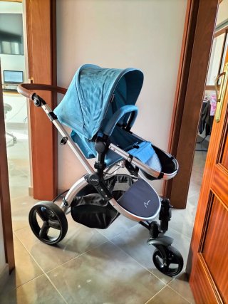 Silla de coche para bebé azul